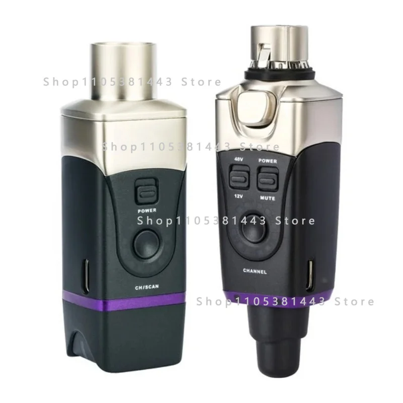 5.8GHz Wireless Plug-On System 24Bit/48kHz High-Resolution Audio for Condenser Mics