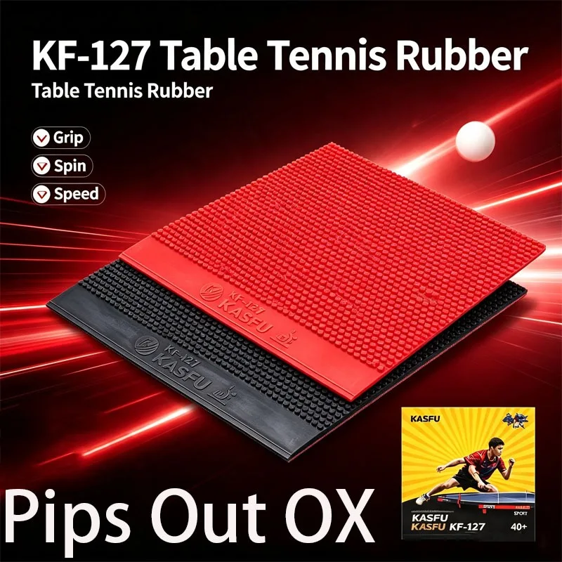 gomma-per-ping-pong-kf-127-durevole-a-particelle-grandi-gomma-singola-ox-pips-out-anti-arco-affondante-monster-media-morbidezza