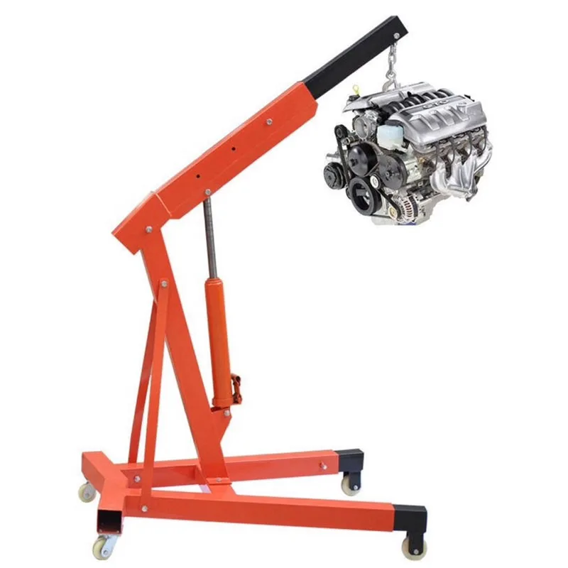 3T Capacity Car Engine Crane Hydraulic Automatic Gearbox Hoisting Machine Car Lifting Crane Equipments Manual Control