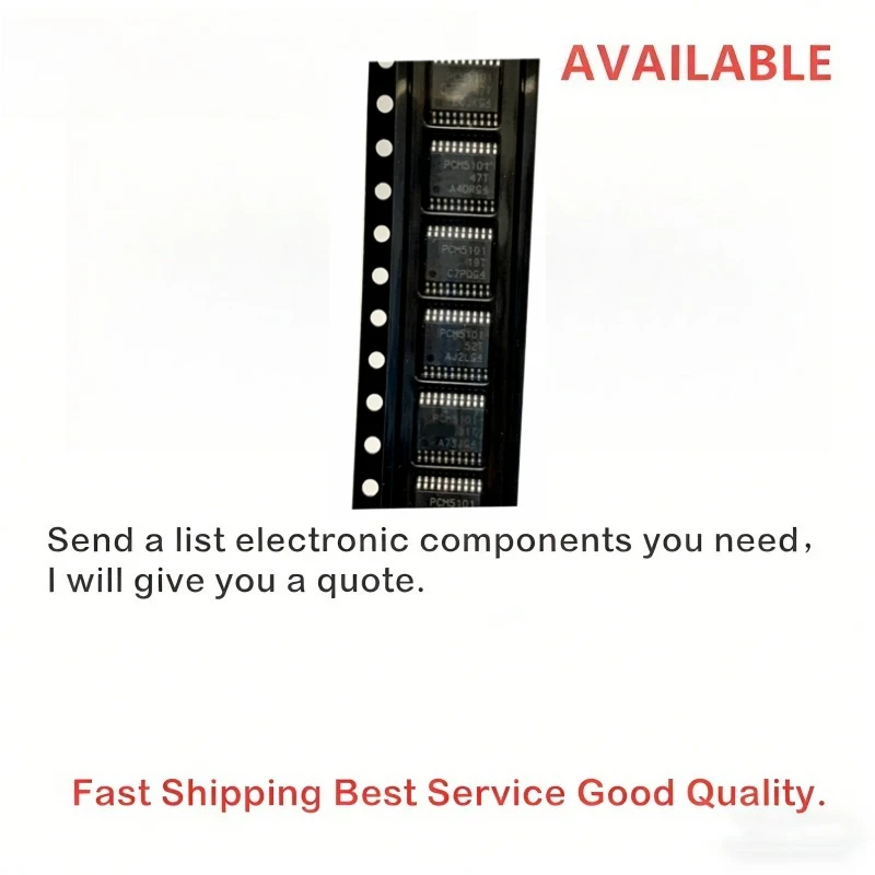 

5-100 шт./лот Оригинальный цифро-аналоговый преобразователь PCM5102APWR PCM5102APW PCM5102A PCM5101APWR PCM5101A PCM5101 TSSOP-20, микросхема