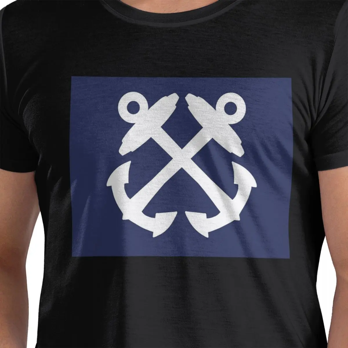 

Boatswains Mate Crossed Anchors - White 100% Cotton T-Shirt Men's Classic T Shirts Men O-Neck Short Sleeve S-6XL