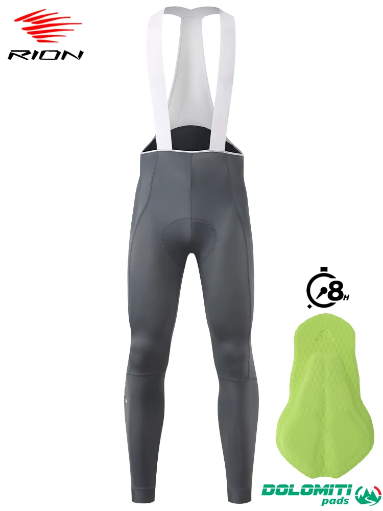 AliExpress RION Men's Cycling Bib Pants Bicycle Trousers MTB Tights Road Pro Bike Bibs Windproof Italian Dolomiti Pads Autumn Clothing 6 8H
