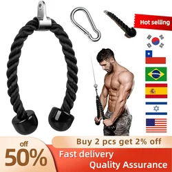 Tricep Rope Push Pull Down Cord for Bodybuilding Exercise Gym Workout for Home or Gym Use Fitness Exercise Body Equipment Hot