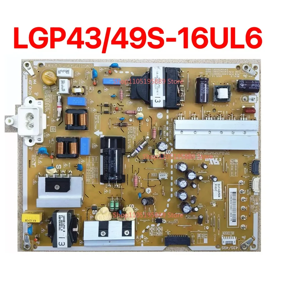 

Для LGP43S-16UL6 EAX66754801 LGP49S-16UL6 плата питания хорошо работает