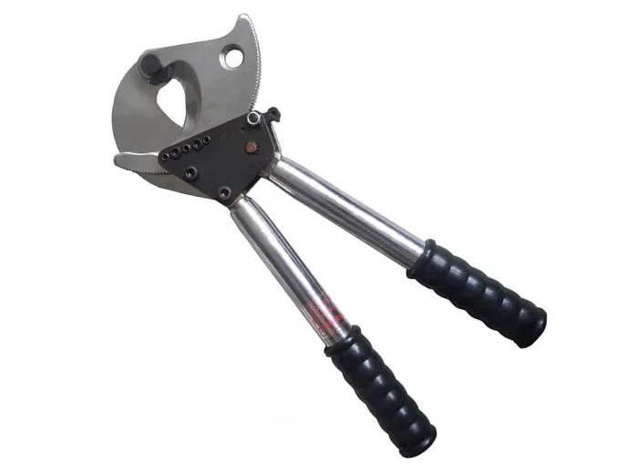(1PC))Ratchet cable shears, steel strand shears, gear steel core aluminum stranded wire cutters, cable shears, power tools