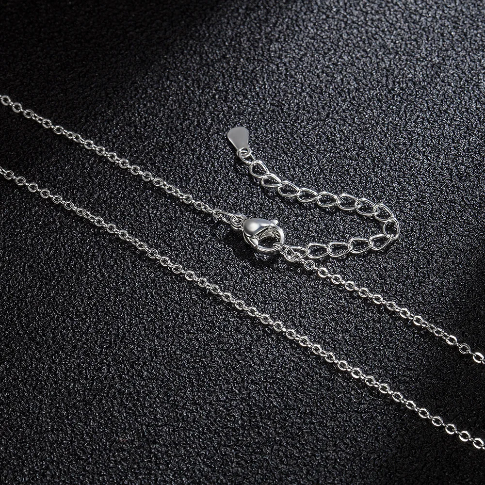 925 Sterling Silber 1 MM Feine Kette Halskette O Kette Hohe Qualität Für Frau Mode Hochzeit Verlobung Schmuck Geschenke