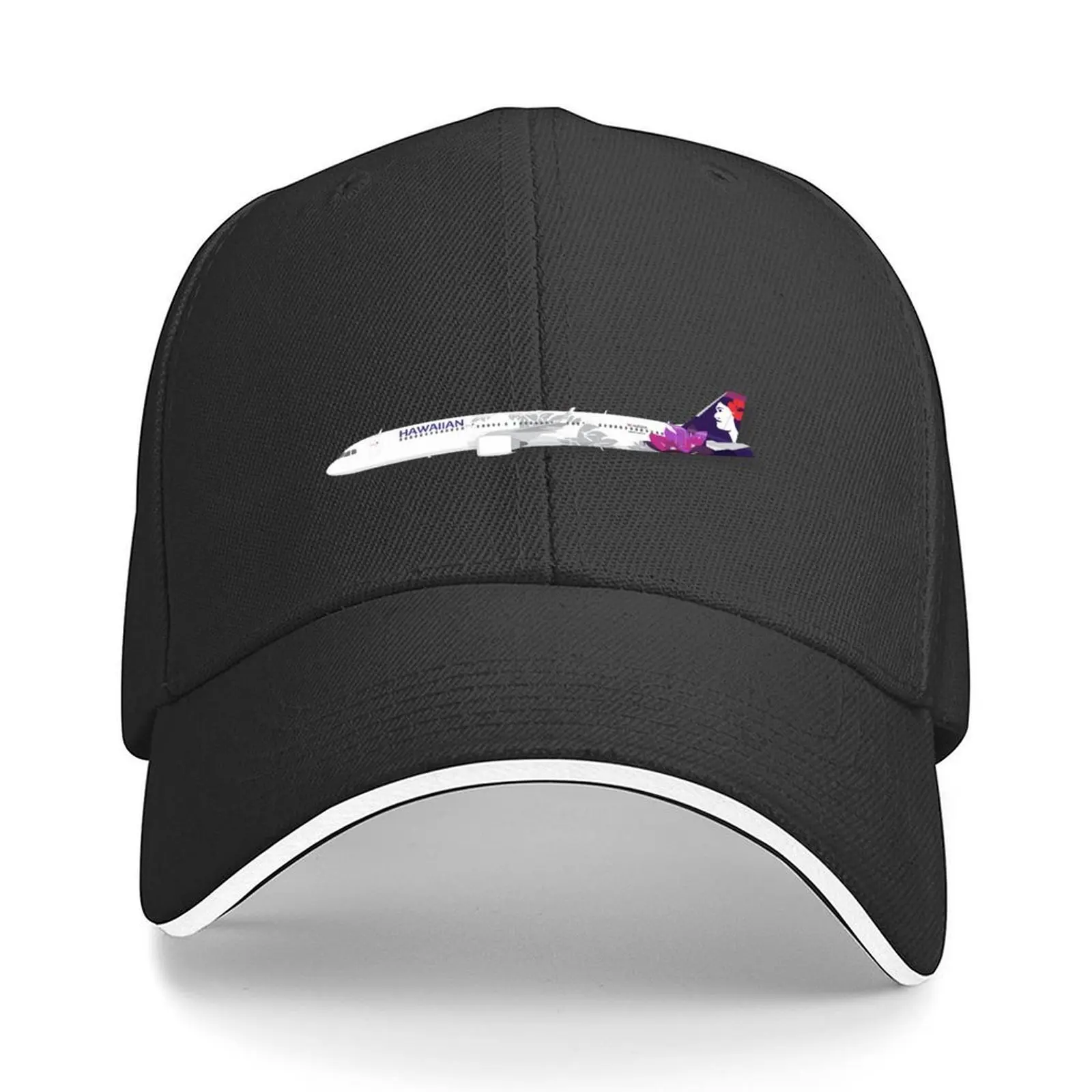 

Hawaiian Airlines Airbus A321 Baseball Cap cute Beach Outing Trucker Cap Luxury man cap Sun Hats For Women Men's