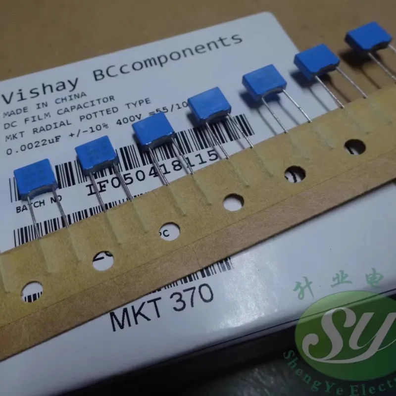 

20PCS MKT370 0.0022uf/400v 2n2 2.2nf 2200pf 222 New thin film capacitor