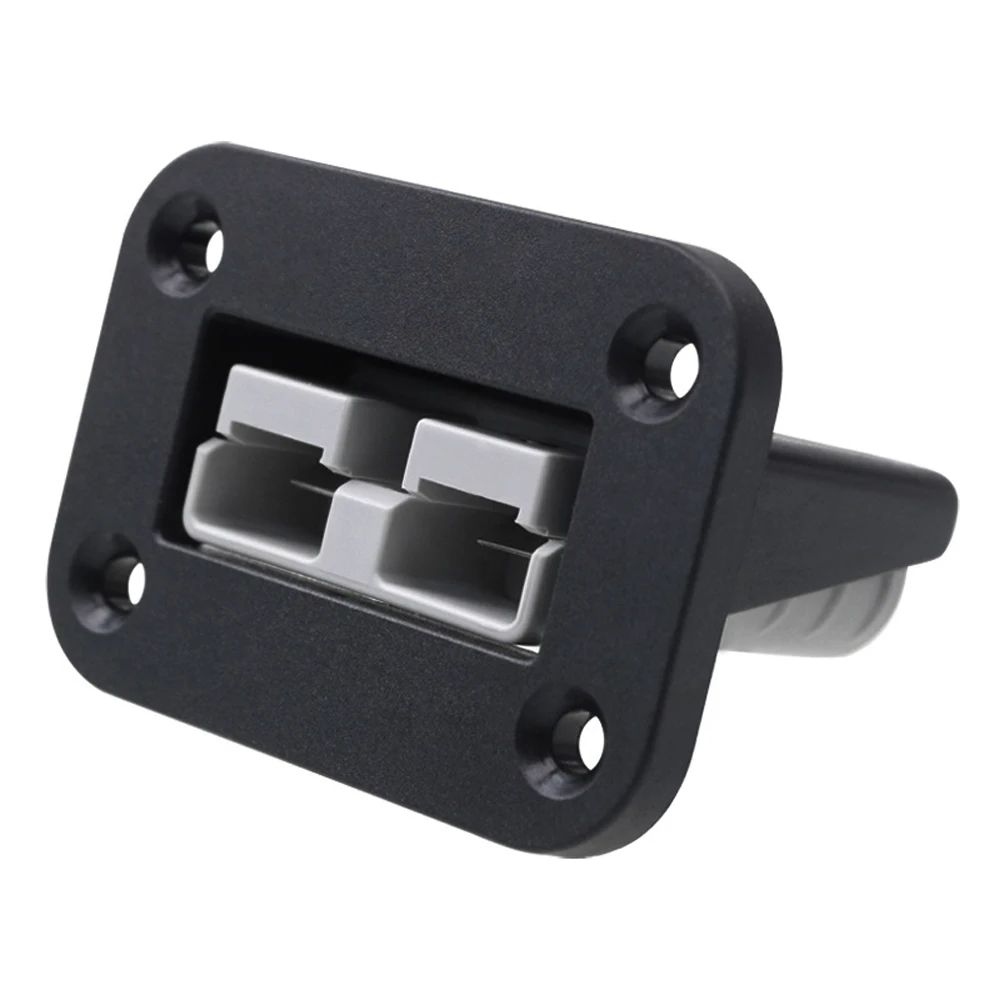 New Flush Mount Anderson Plug 50 Amp Connector Kit Mounting Bracket Panel Cover Accessories for Caravan Camper Boat Truck