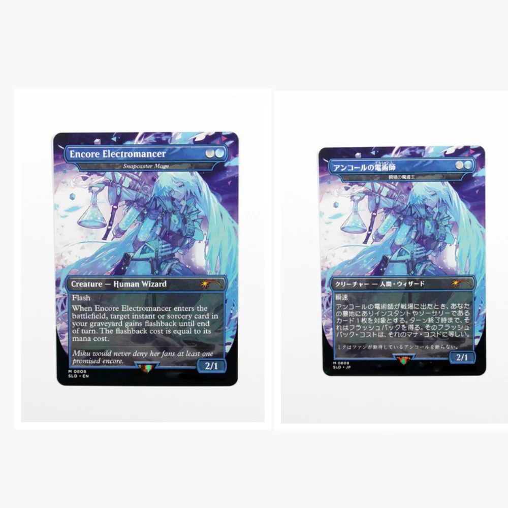 

Encore Electromancer SLD holo TCG Magical Proxy Cards Game Quality Proxy Gathering Board Playing Game Trading Cards Proxy