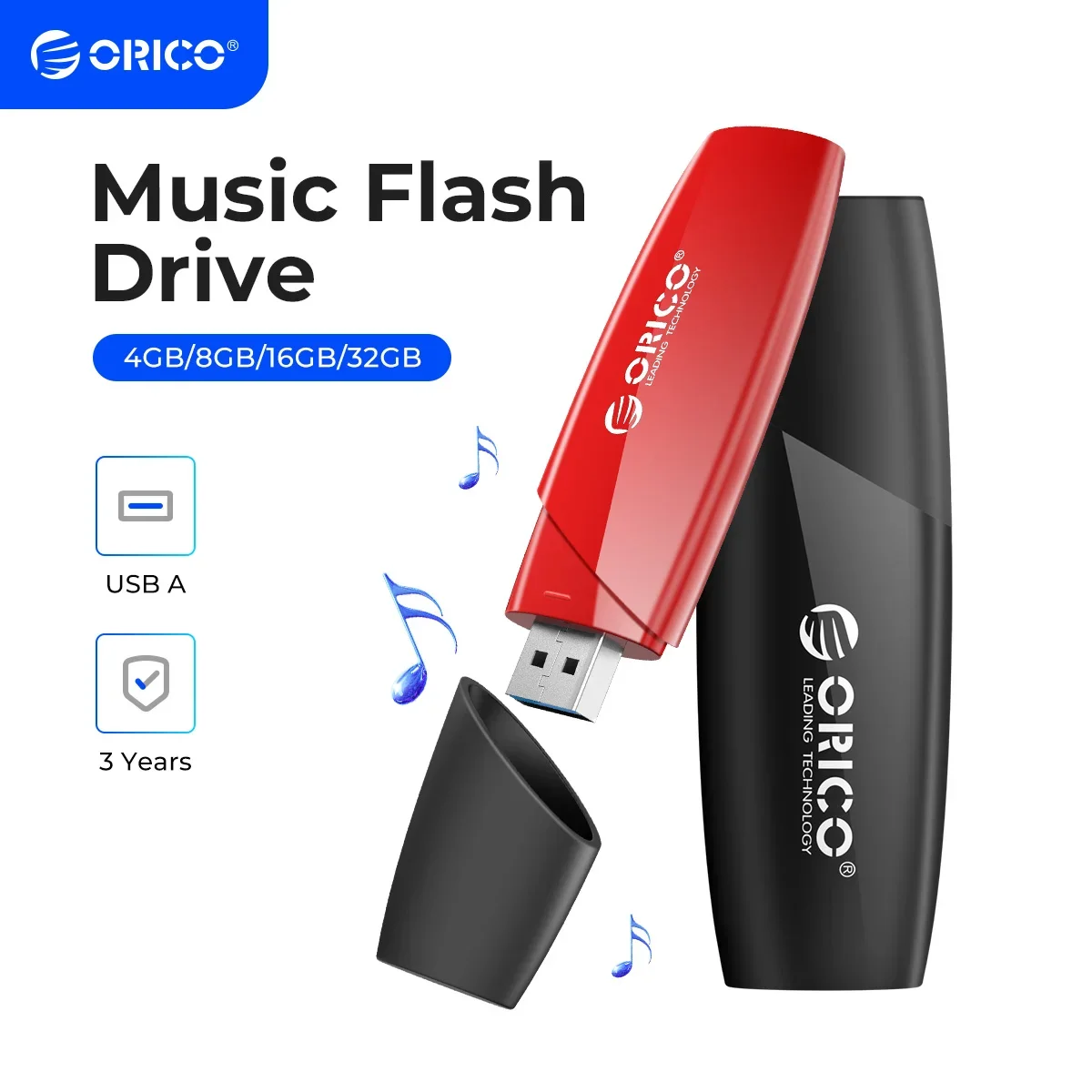 

ORICO New Trend USB3.0 USB Flash Drives 32GB 64GB 128GB 256GB Pen Drive USB 3.0 Stick Pendrive Black Red for External Storage