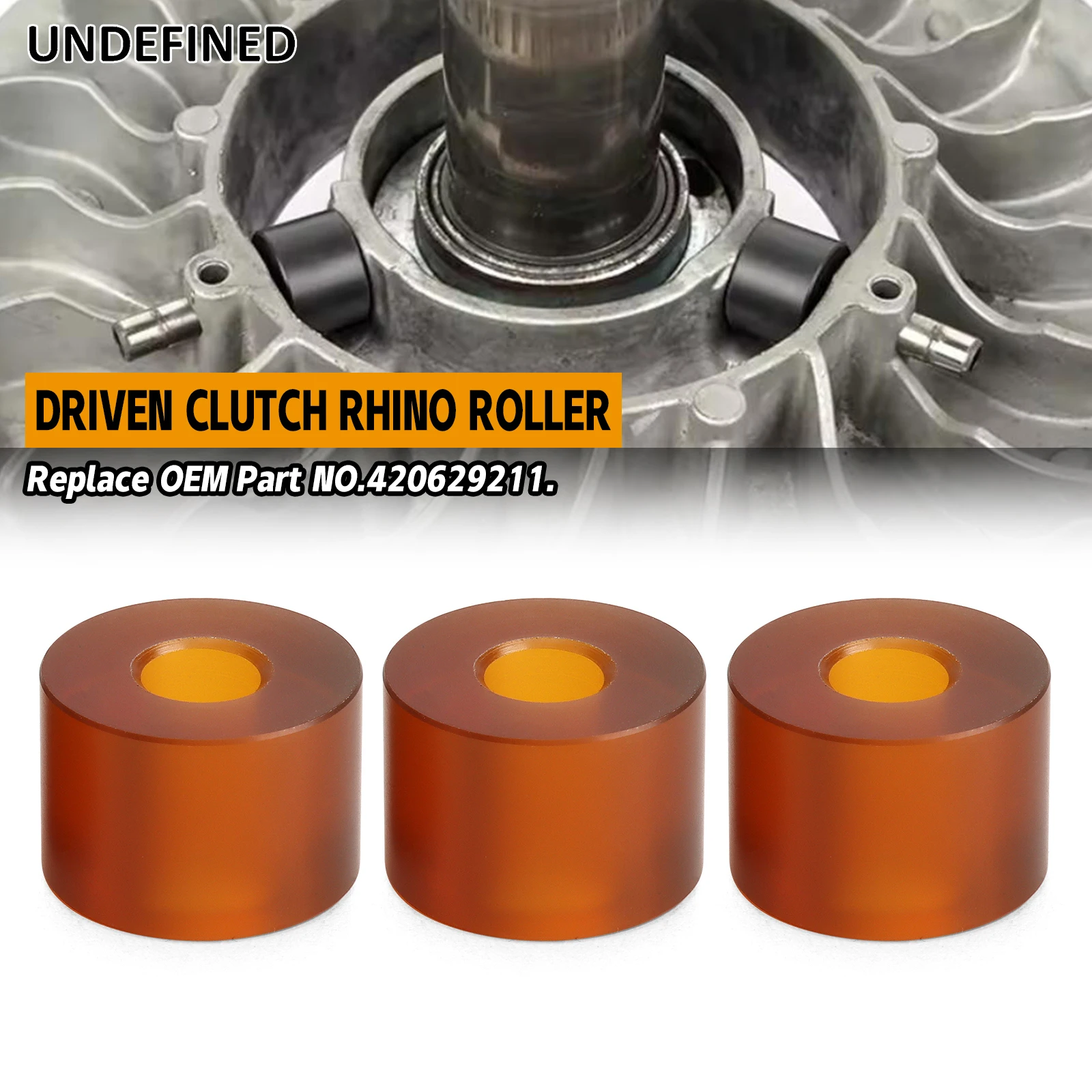 

PEI приводной ролик сцепления Rhino, комплект из 3 штук для Can Am Maverick X3 1000 Trail Defender Commander Max 1000R Traxter # 420629211