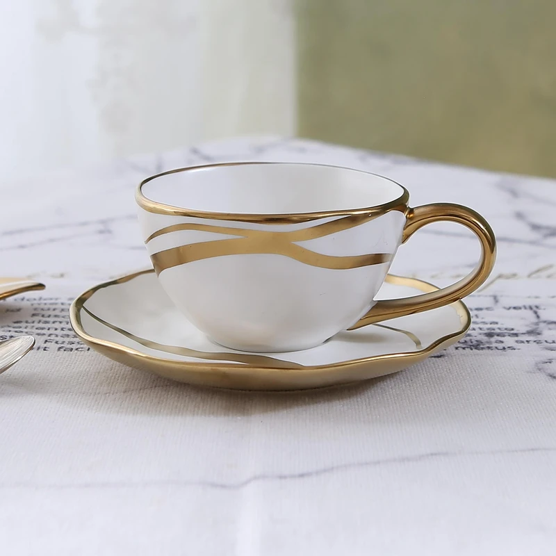 السيراميك القدح أكواب شاي بعد الظهر بنوم بنه السيراميك فنجان القهوة والصحن مجموعة الحليب القدح الإفطار أكواب كؤوس الماء الحليب فنجان الشاي