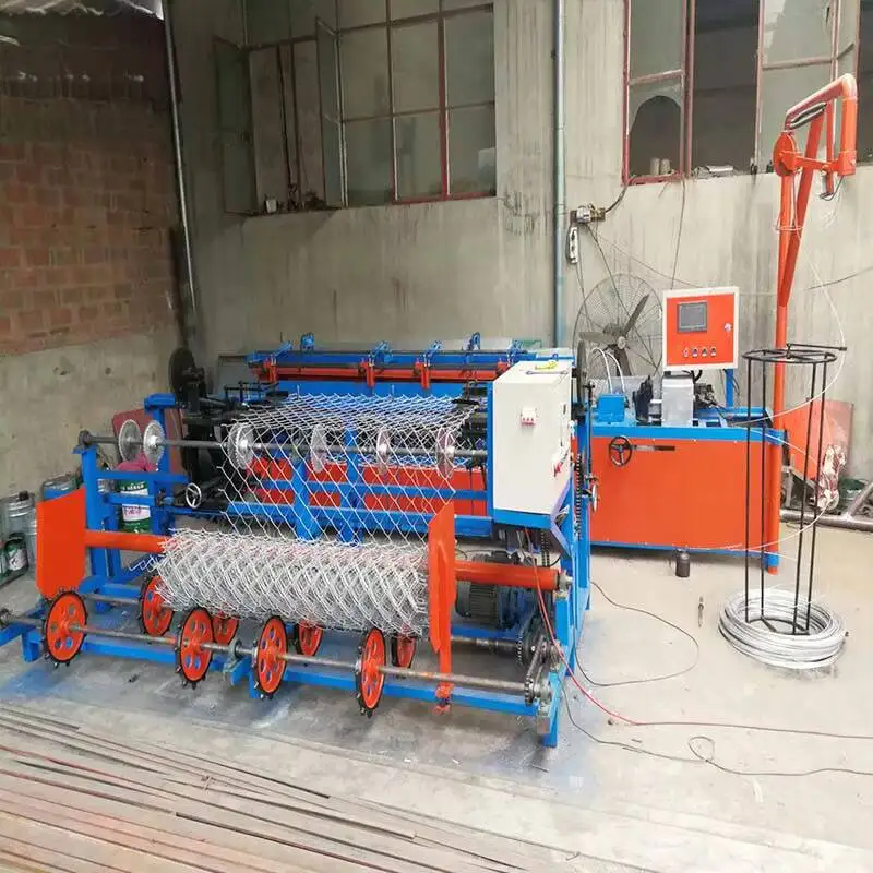 German Chain Link Wire Fence Mesh Weaving Machines