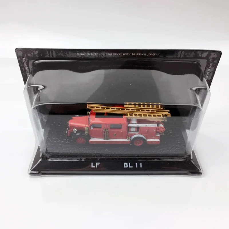Diecast escala 1:72 lf bl 11 motor de bombeiros liga veículo modelo acabado simulação coleção decoração presente brinquedos exibição estática