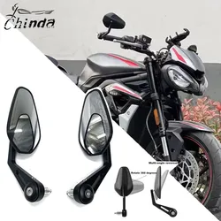 For Triumph Street Triple 765 R S RS 675 R RX Street Triple 660S Motorcycle handlebar mirror Retrofit rear view mirror