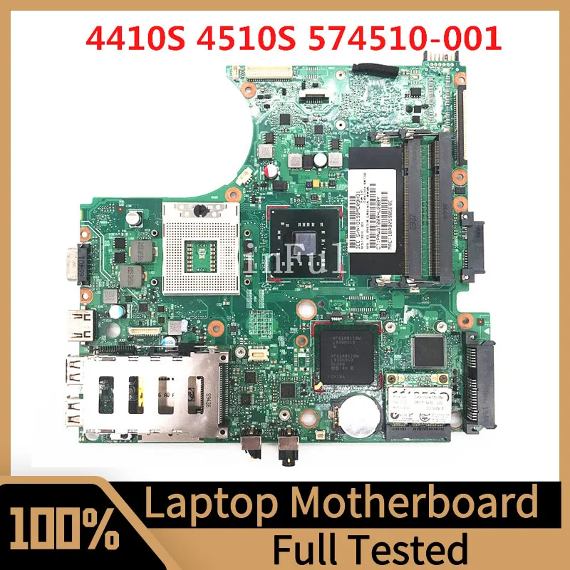 

574510-001 574510-501 574510-601 Mainboard For HP 4410S 4510S Laptop Motherboard 6050A2252601-MB-A04 100% Tested Working Well