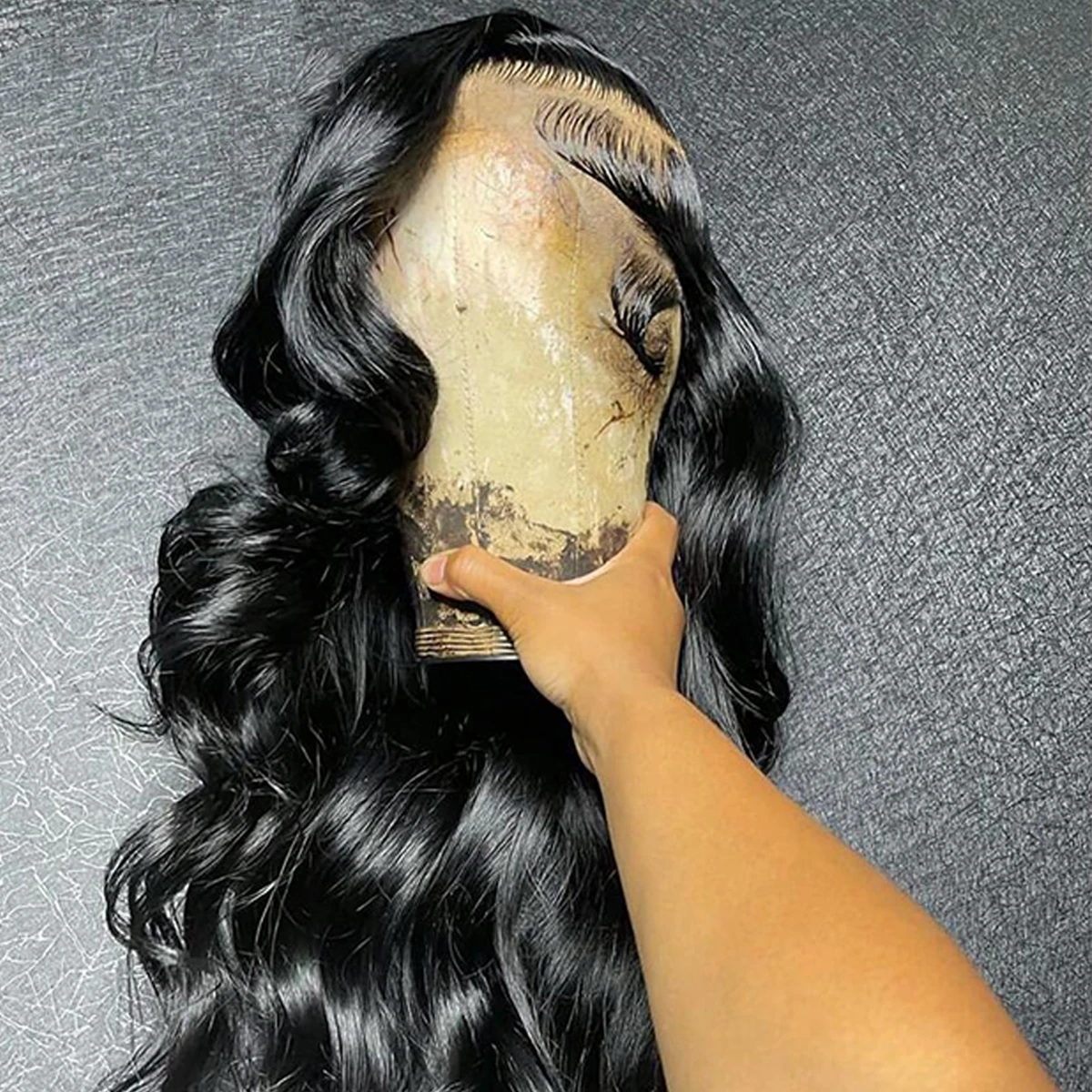 

220% Density 5x5 HD Lace Frontal Wigs Human Hair Body Wave Glueless Wigs Pre Plucked Human Hair Lace Frontal Wig For Black Women