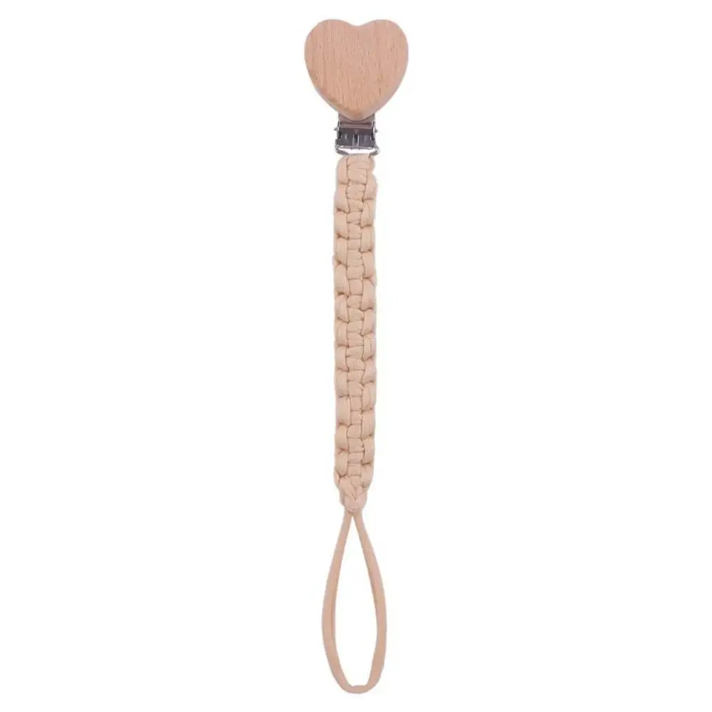 

Children Heart Shape Toddler Nipple Holder Clips Baby Teether Toys Straps Baby Pacifier Chain Pacifier Holder Clips Dummy Clips
