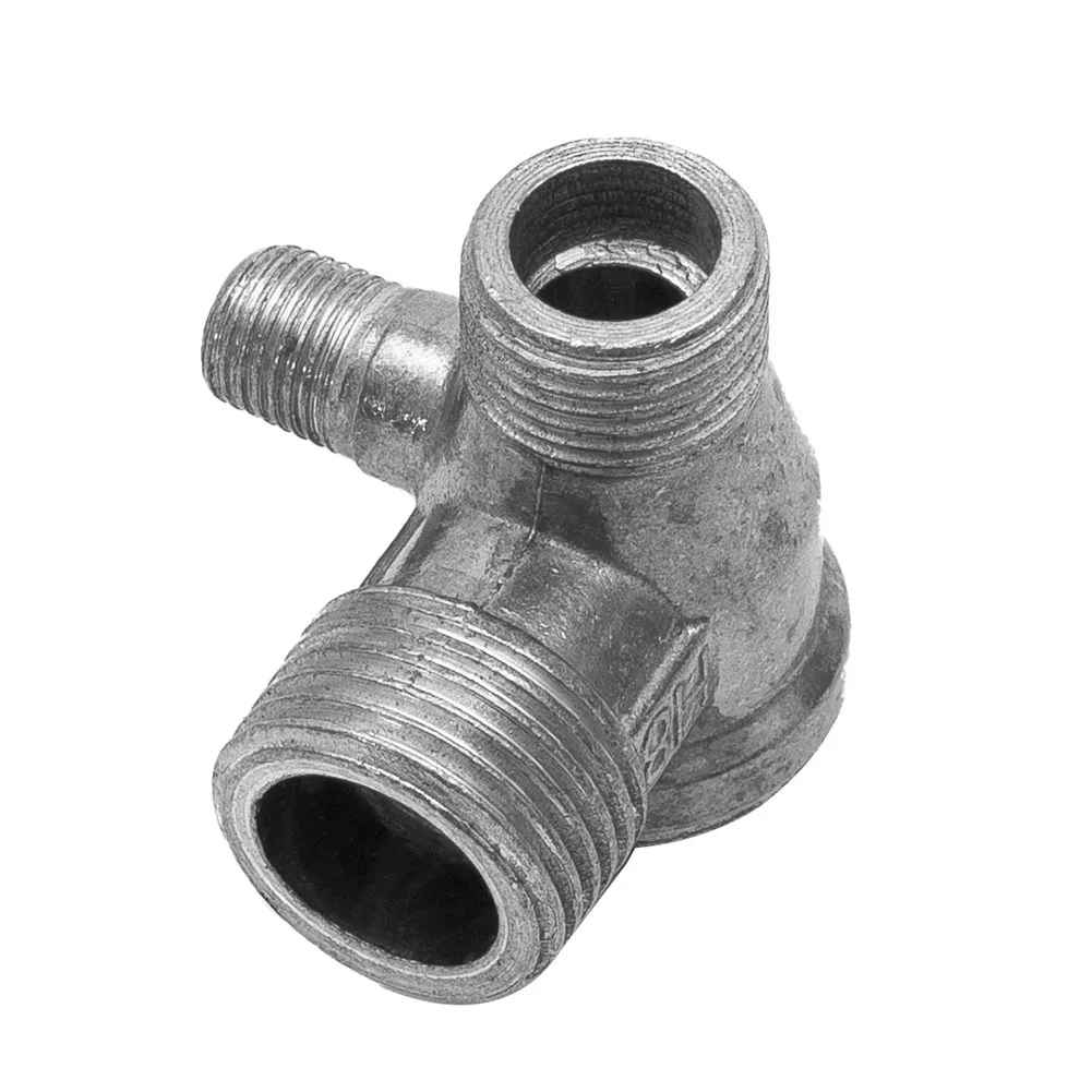 

For Tube Connecting Air Compressor Check Valve Accessories Parts 1* Silver Aluminum Alloy For Air Connecting High Quality