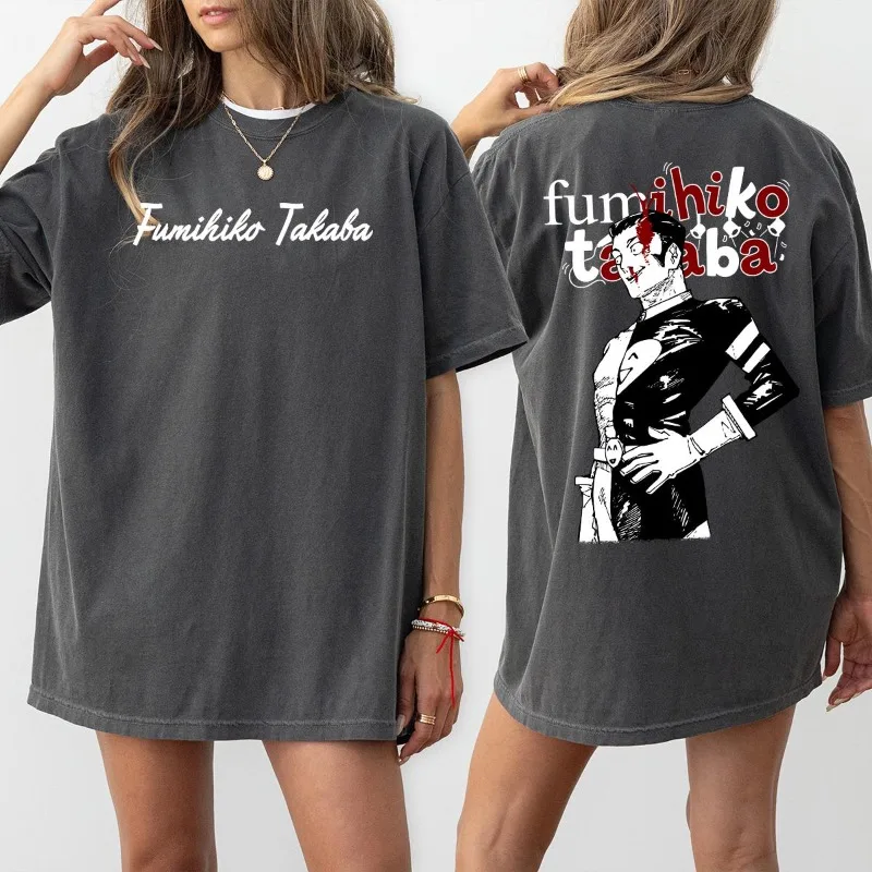 

Jujutsu Anime Shirt Men's Y2K T-shirt Summer New Anime Style Unisex