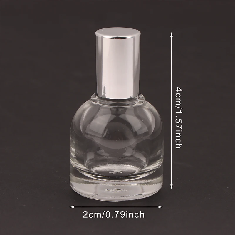 Rodillo de vidrio grueso portátil de 10ml, botellas de Perfume de aceite esencial, Vial Rollerball recargable de viaje, Roll On Botellas de viaje, viales