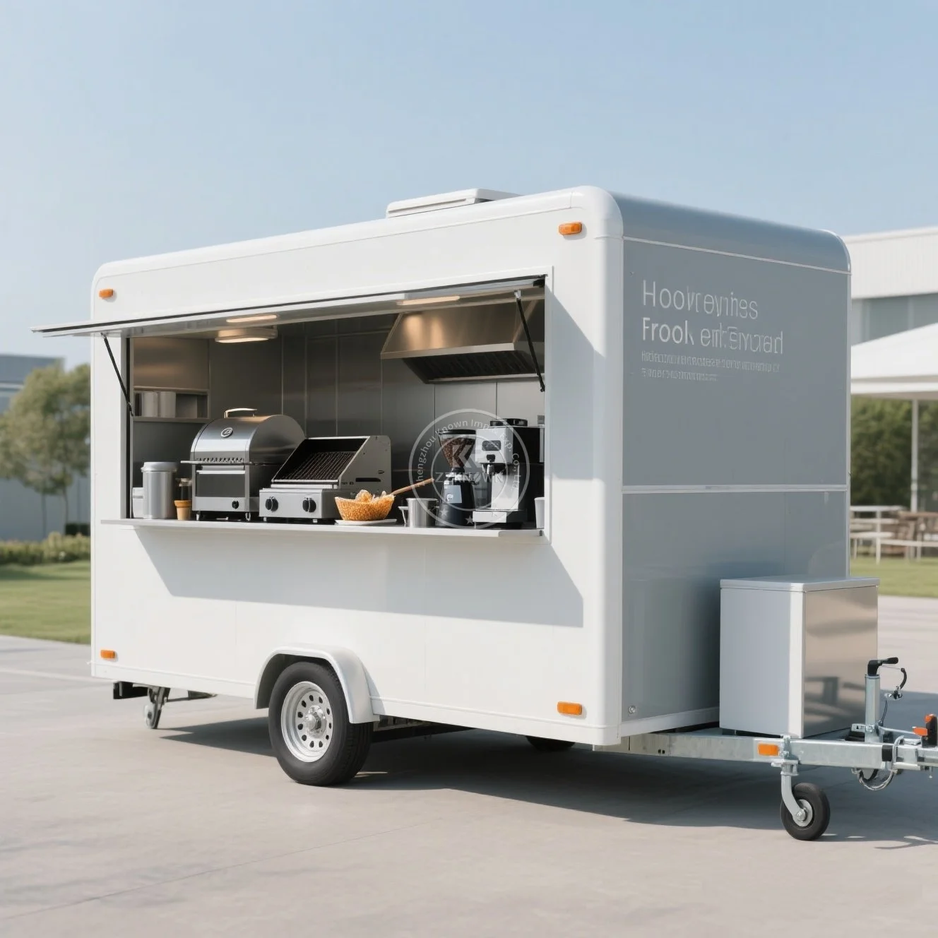 

Popular Street Outdoor Fast Food Truck Crepes Snack Food Truck Mobile Kitchen Cooking Equipment Price in USA