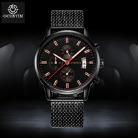 OCHSTIN Modern Simple High-end Stainless Steel Watch Multifunction Quartz Movement Hot Model Pilot Series 2025 Mens Quartz Watch