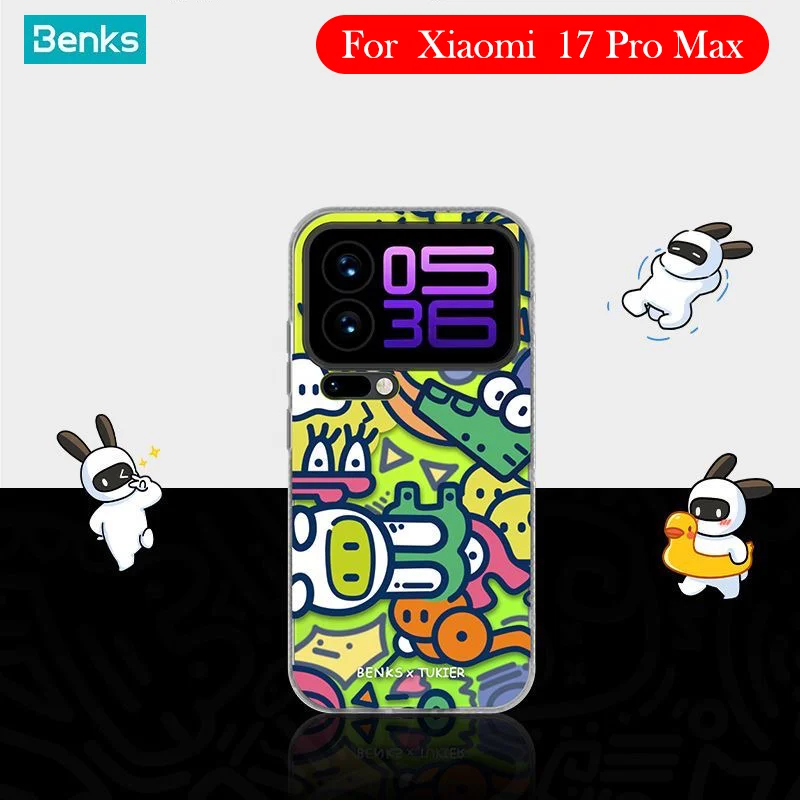 

Чехол Benks для Xiaomi 17 Pro Max, задняя крышка с подушкой безопасности для Xiaomi 17 Pro