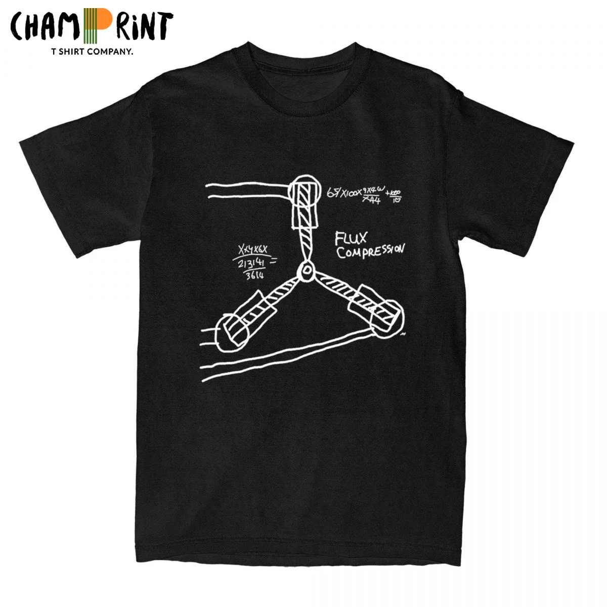 Novelty Back To The Future Flux Capacitor T-Shirt Men O Neck 100% Cotton T Shirt Short Sleeve Tees Printed Clothes