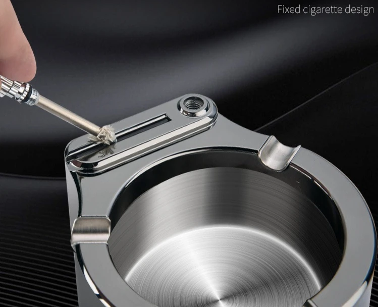 NEW Creative Matchstick Metal Stainless Steel Personalized Ashtray with High Aesthetic Value Gift for Friends