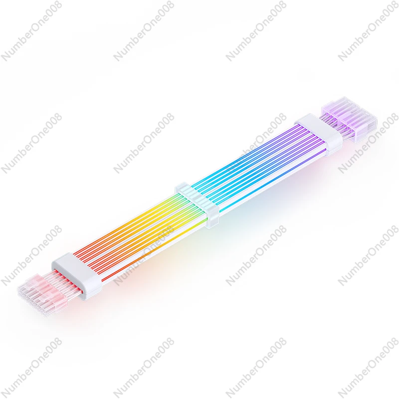 

DY2 RGB Sync Cable with 24-Pin Motherboard Extension and ARGB Lighting Effects for 2x8/3x8 GPU Cables