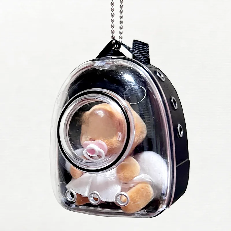

Mini Baby Walking Bag Pain Bag Pendant 5cm 5cm Miniature Cat Doll Model Doll House Simulation Play House 5.5*5.4cm