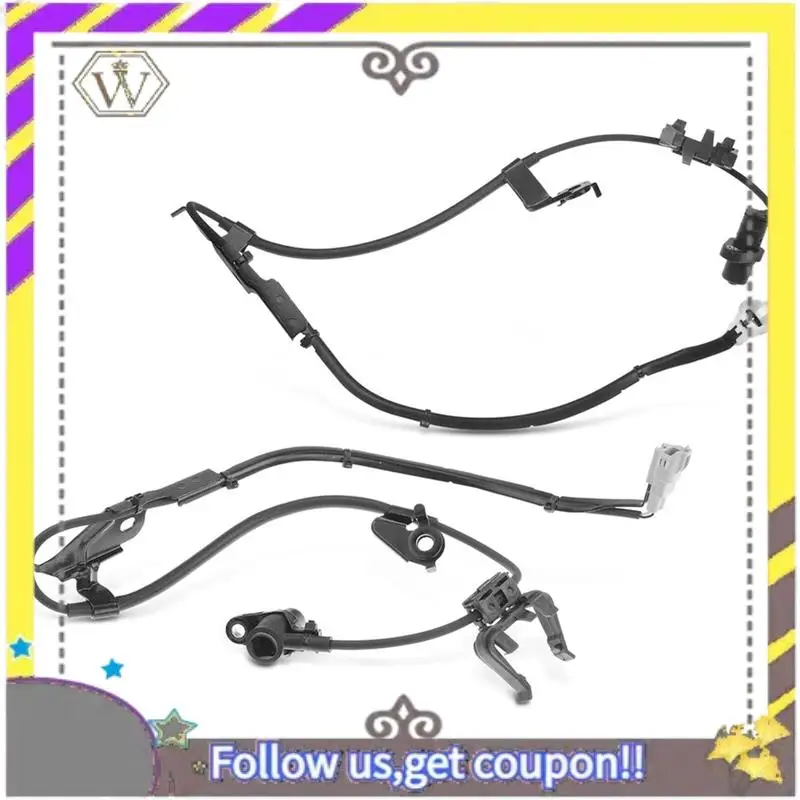 

ABXV-2Pcs Front Left & Right ABS Wheel Speed Sensor 89543-0E010,89542-0E010 For Lexus RX330 2004-2006 RX350 2007-2009 Accessorie