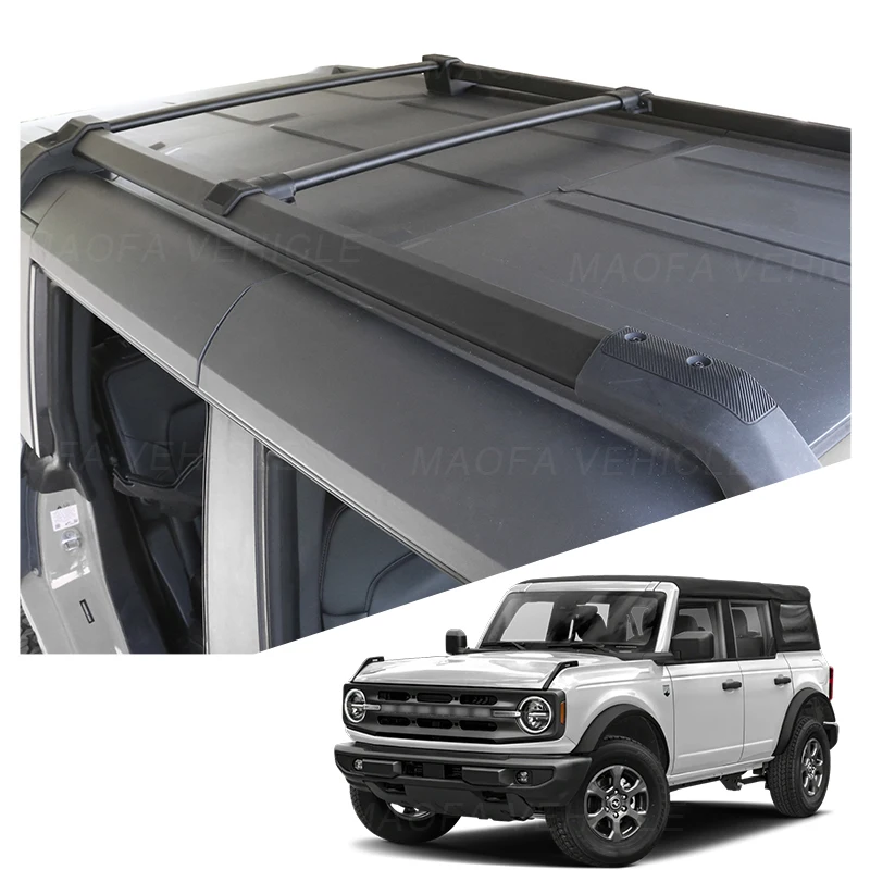 

2021 2022 2023 Car exterior accessories Roof Luggage Racks Side Rails Bars Rack for Ford Bronco 4 door 2021-2022