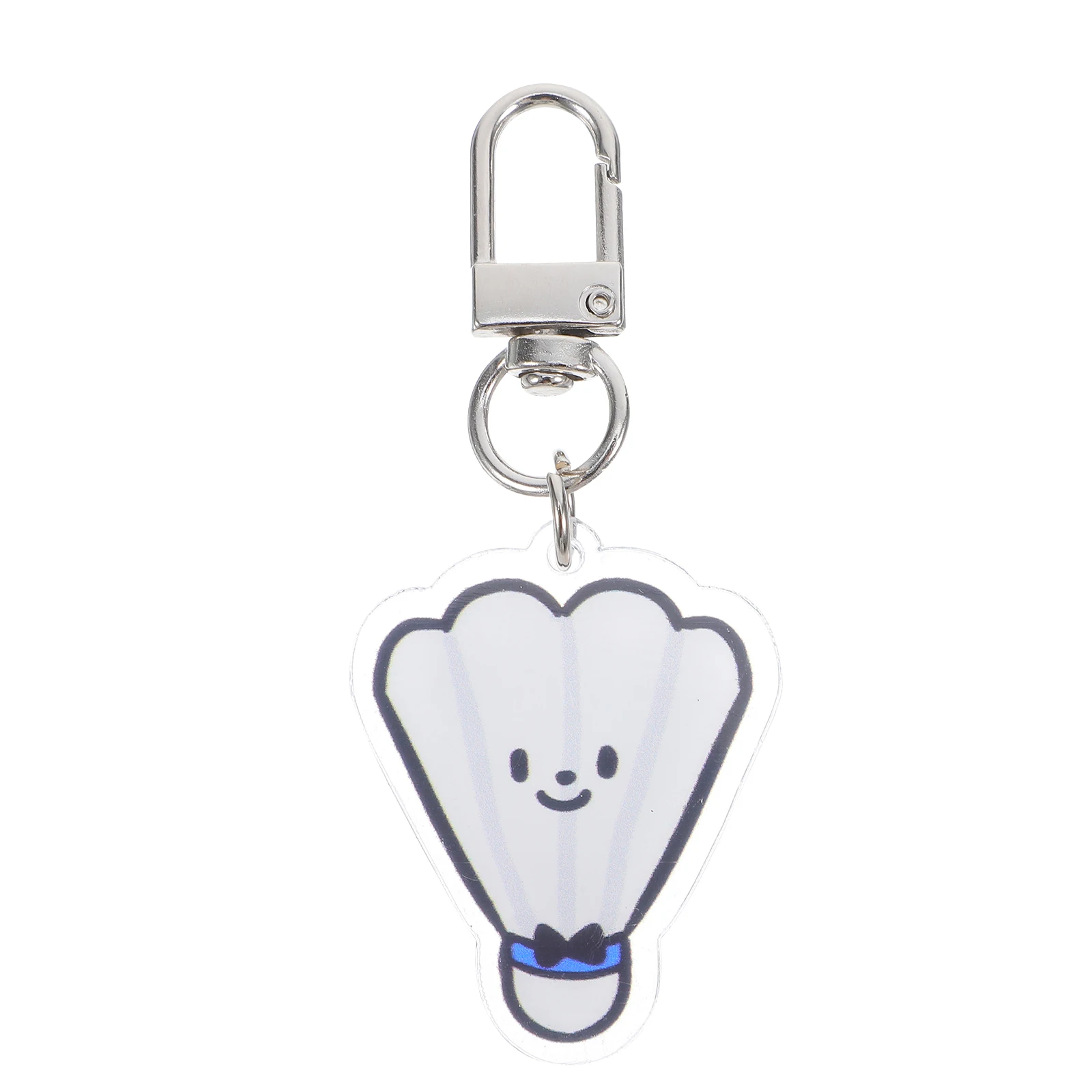 

4pcs Badminton Keychain Acrylic Sports Ball Keychains Backpack Accessories Pendant Creative Gift Sturdy Material