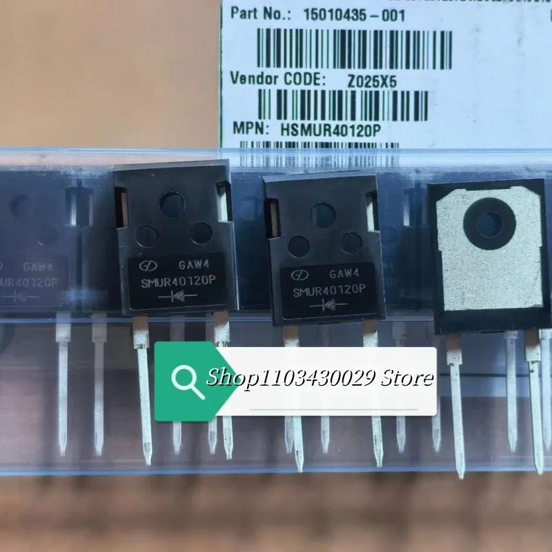 10Pcs New original SMUR40120P TO-247AC 40A 1200V ultra-fast recovery rectifier diode