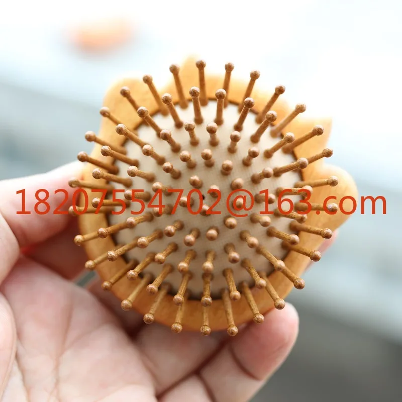 carving boxwood massage comb airbag comb wooden