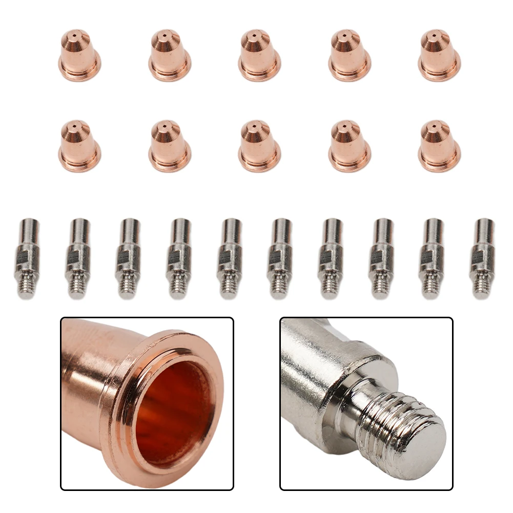 

Reliable S45 Plasma Torch Electrode PR0110 Tip PD0116 Holder Compatible with 95136 97994 91814 Plasma Cutter Parts