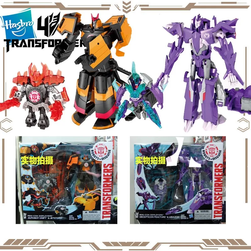 

Hasbro Original Transformers DRIFT JETSTORM FRACTURE AIRAZOR Action Figure Toys for Boys Girls Gift Collectible Model Ornaments