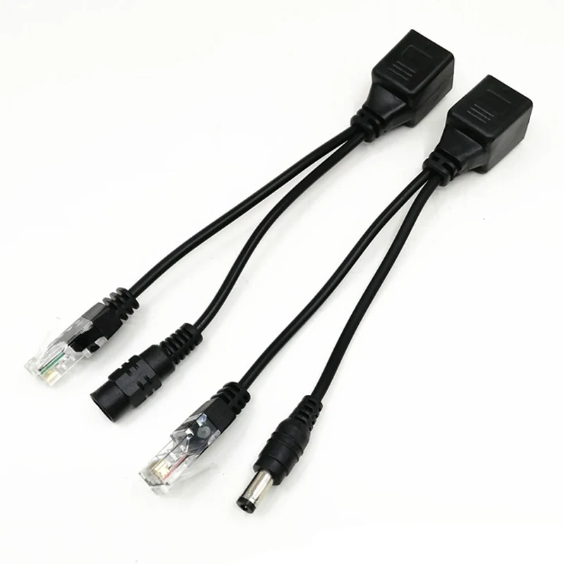 Metal Shielded POE Splitter 12V Straight Through POE Separator For IP Camera Wireless AP Network POE Power Supply Module