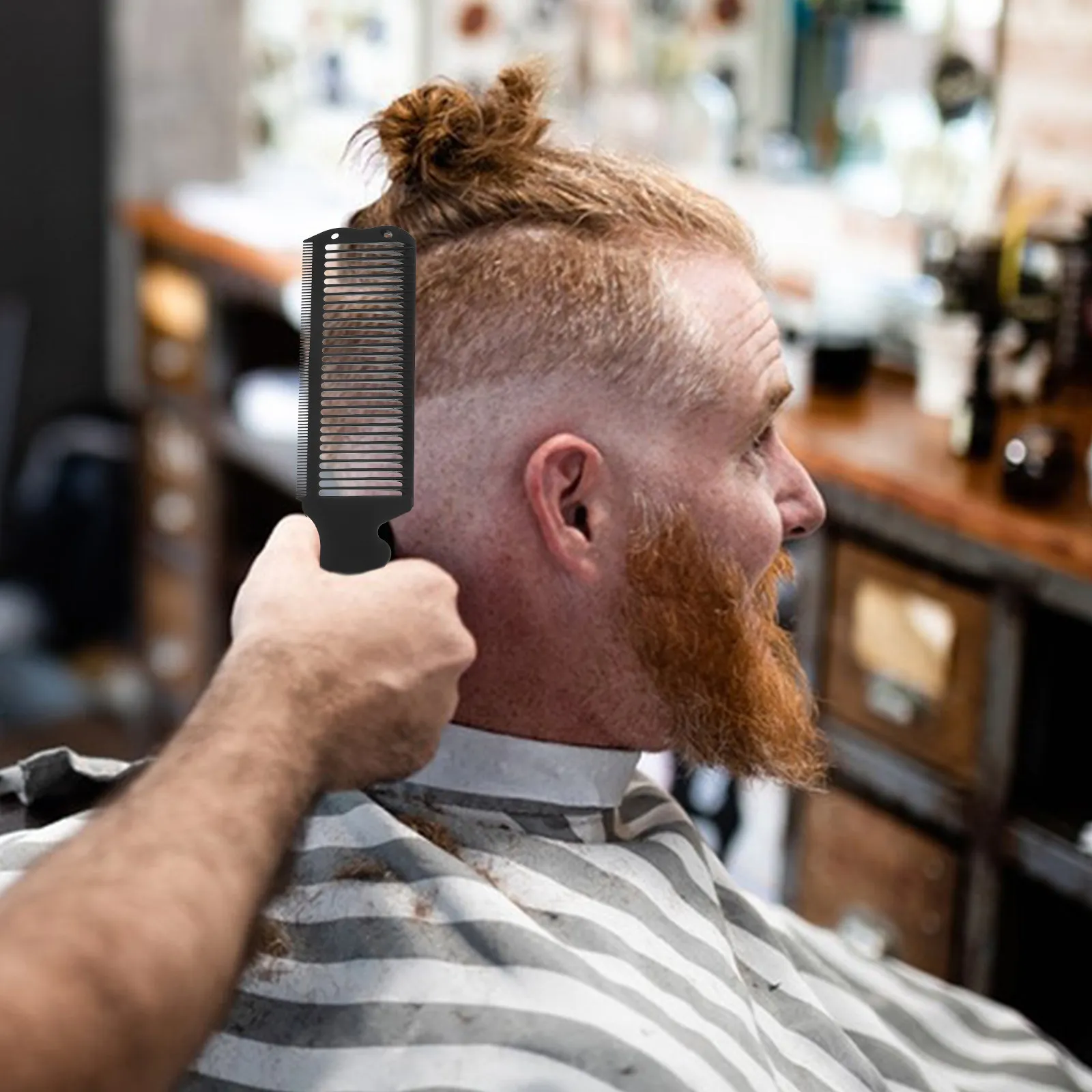 

Профессиональная парикмахерская расческа для мужчин: безопасная, для стрижки, укладки влажных и сухих волос, распутывания, аксессуар для парикмахерских работ