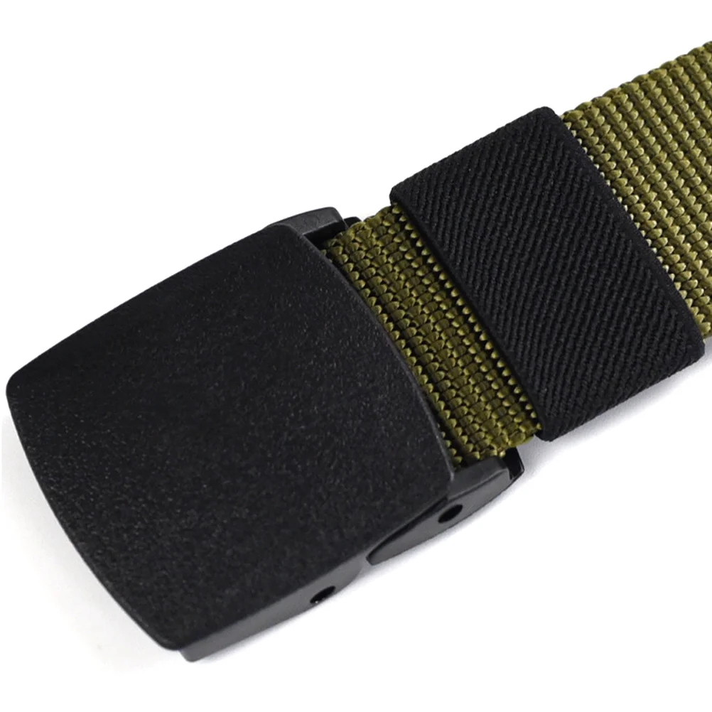 حزام خصر تكتيكي سريع التحرير للرجال في الهواء الطلق حزام قابل للتعديل بدون فتحة تصميم خفيف الوزن ومتين لعبة الحرب ركوب المشي لمسافات طويلة #1