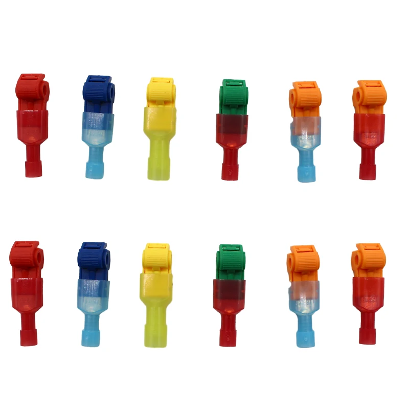 10/20/40/50Pcs T-Tap Connector Quick Electrical Cable Connector Snap Splice Lock Wire Terminal Waterproof Crimp Wire Terminal