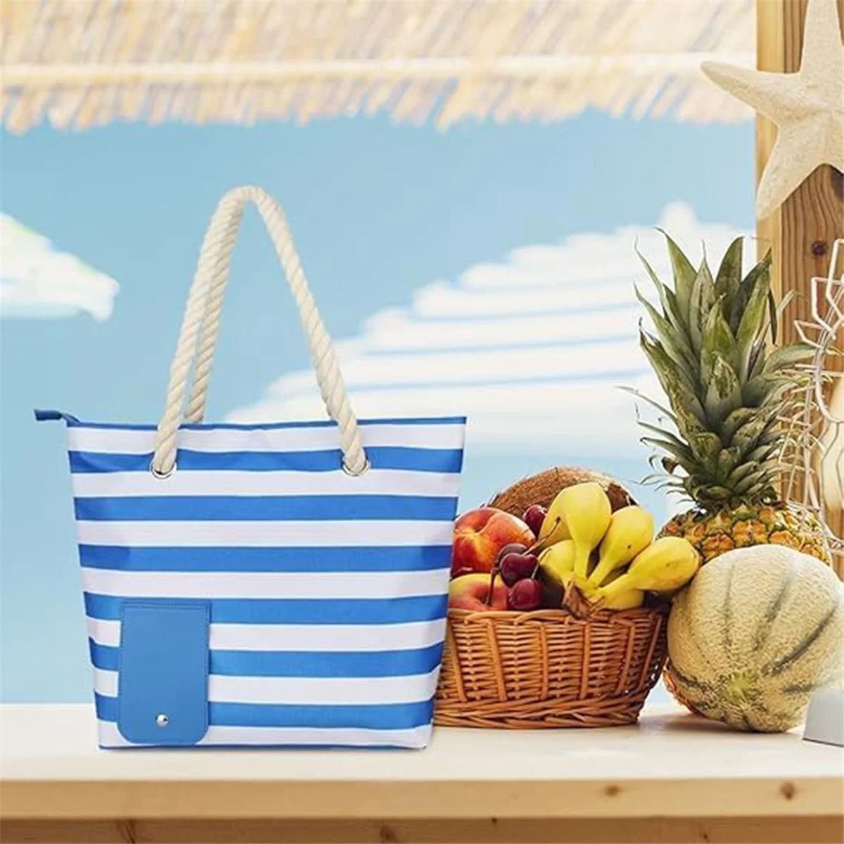 

A56XQ Wine Tote Bag, Beach Wine Cooler Bags Purse for Travel Gift, Leakproof Insulated Wine Carrier with Hidden Spout