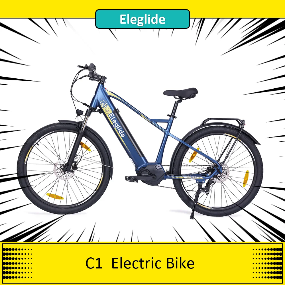 Eleglide C1 Electric Bike 36V 250W Mid-Drive Motor, 27.5