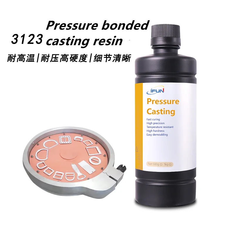 

Fast Curing Pressure Casting Materials High Precision Temperature Resistant High Hardness Easy Demoulding 3D Printer Materials 1