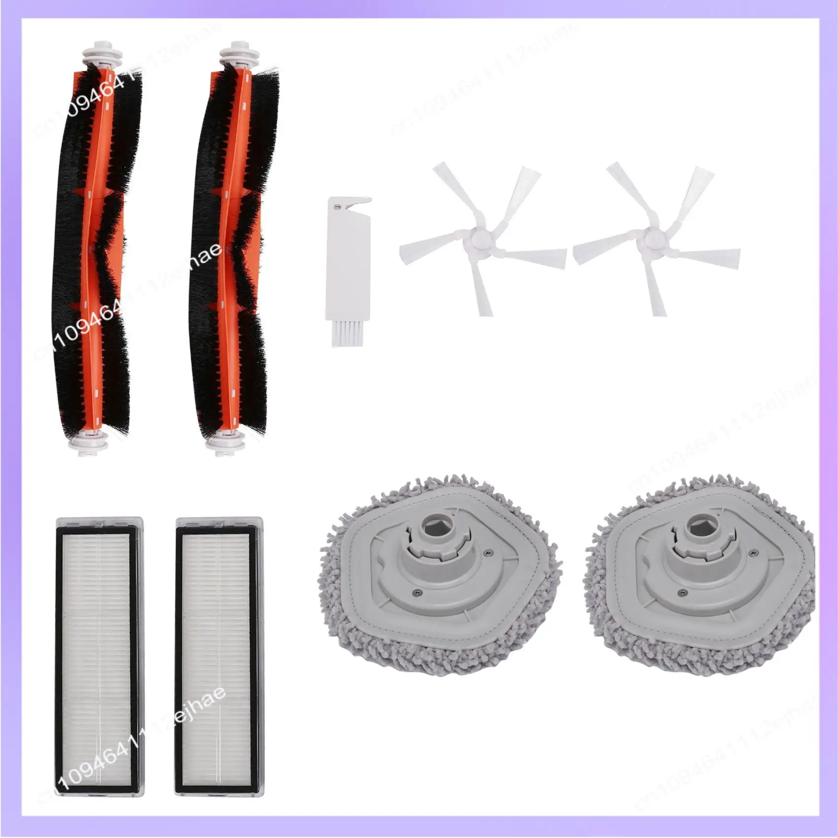 قطع غيار بديلة N83R وسادات ممسحة فلتر Hepa مناسبة للمكنسة الكهربائية الروبوتية Dreame Bot W10 W10pro