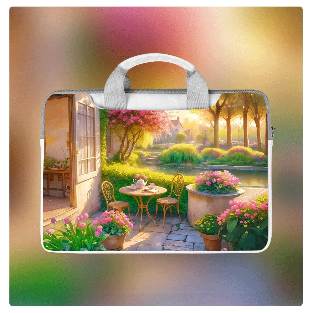 

Pu Waterproof Storage Bag 12 13 14 15 16 Inches Large Capacity Laptop Bag Shoulder Messenger Bag Student Study Gift Hot Sale