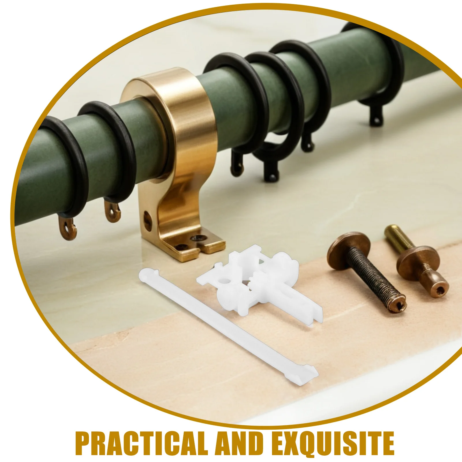 

36 set Vertical Blinds Repair Kit Replacement Carriers Stems Pp Tabs For Indoor Window Curtain White Vertical Blinds